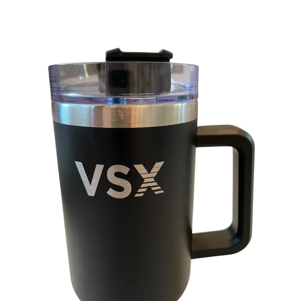 Victoria's Secret VSX Tumbler Black Quencher Stainless Steel Vacuum Insulated